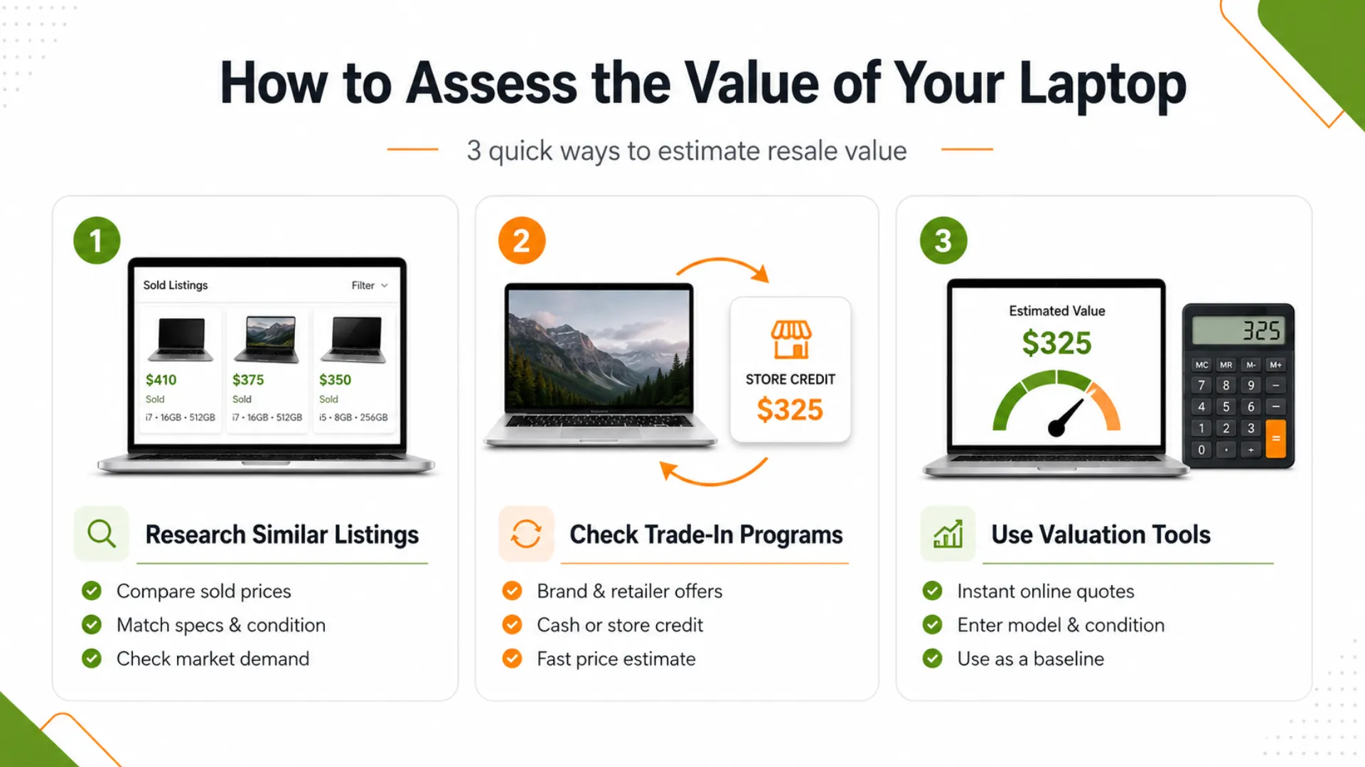 how to asses the value of your laptop